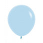 Baloane Latex Sempertex, 45 cm, Bleu Mat Pastel, Cod 640, Set 5 Buc.
