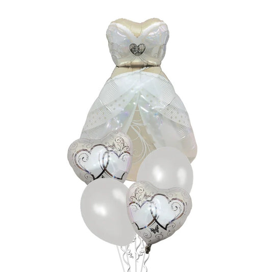 Set Baloane pentru Nunta, Rochie de Mireasa, 460409
