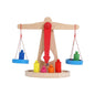 Joc Educativ Tip Montessori, Balanta cu Greutati, Cilindrii din Lemn - nuria.store.ro