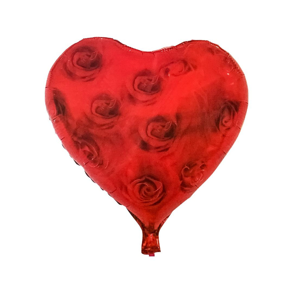 Balon Folie, Forma Inima cu Trandafiri - nuria.store.ro