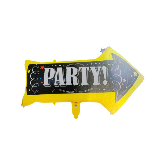 Balon Folie Figurina Sageata "Party" - nuria.store.ro