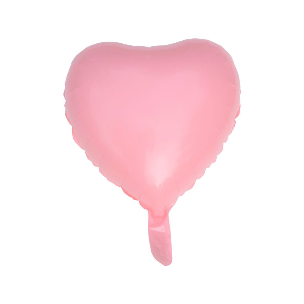 Balon Folie, Forma Inima, Coral Macarons - 45 cm - nuria.store.ro