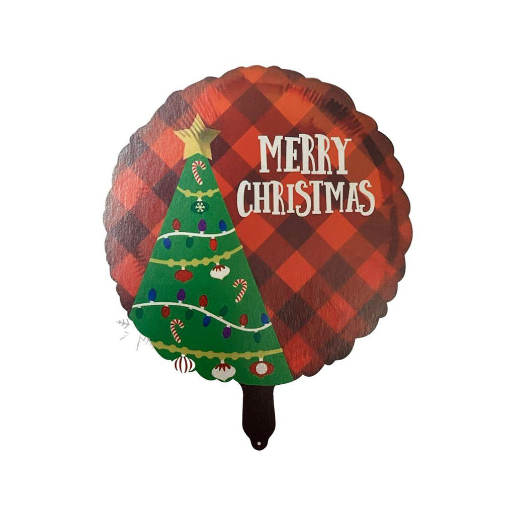 Balon Folie cu Bradut de Craciun, Merry Christmas - 45 cm - nuria.store.ro