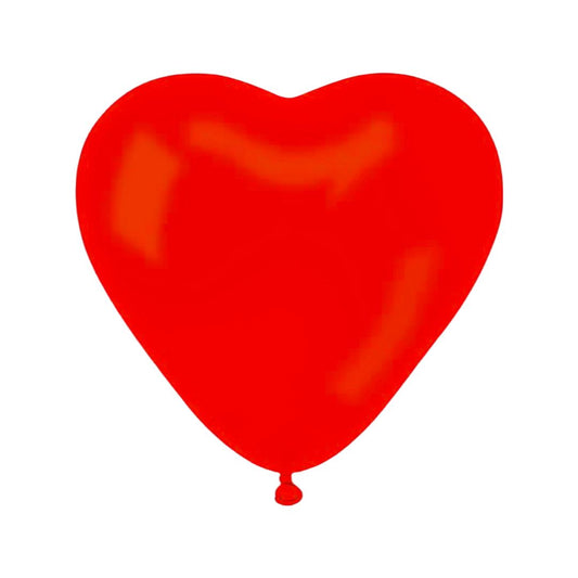 Balon Latex Rosu, Forma Inima, 45 cm - nuria.store.ro