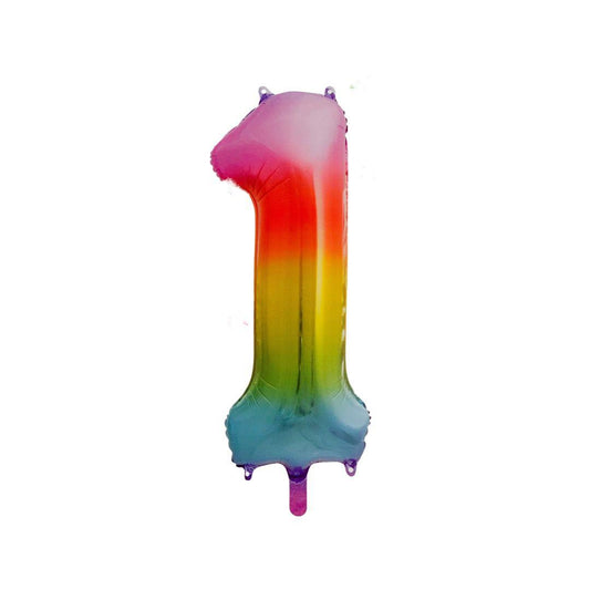 Baloane Folie Degrade Cifra 1 - 100cm - nuria.store.ro