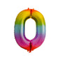 Baloane Folie Degrade Cifra 0 - 100cm - nuria.store.ro