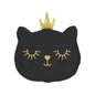 Balon Folie Cap Pisica Neagra cu Coronita, 64,5 x 76 cm - nuria.store.ro