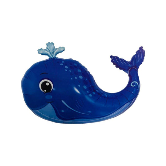 Balon Folie Figurina Balena Albastra, 82x60.5 cm - nuria.store.ro