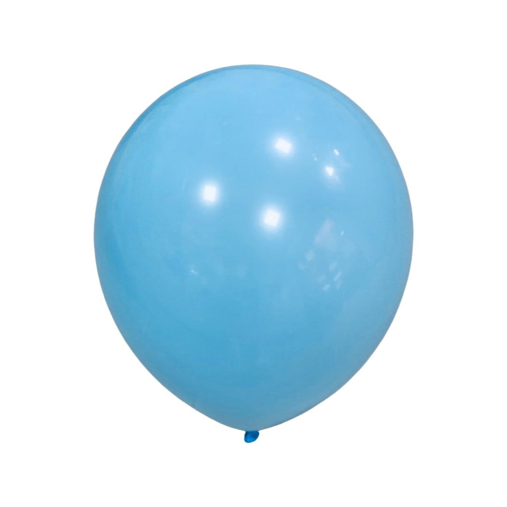 Balon Latex Albastru Deschis, cod 137 - 25 cm - set 100 buc - nuria.store.ro
