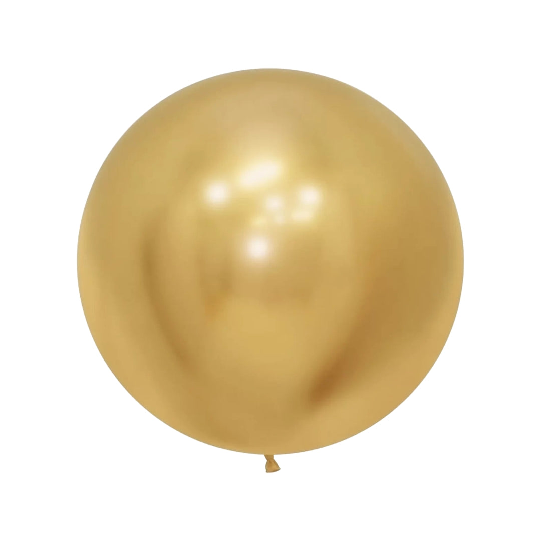 Balon Latex Auriu Cromat - 45 cm -1 buc.