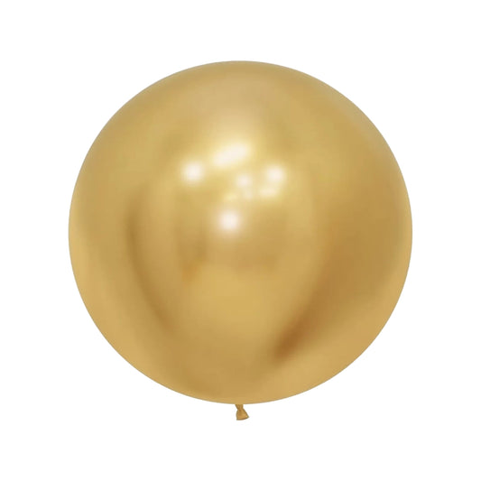 Balon Latex Auriu Cromat - 45 cm -1 buc.