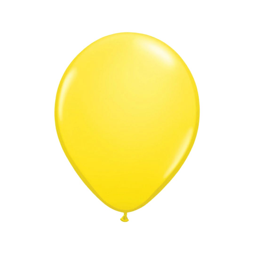 Balon Latex Galben, cod 141 - 25 cm - set 100 buc - nuria.store.ro