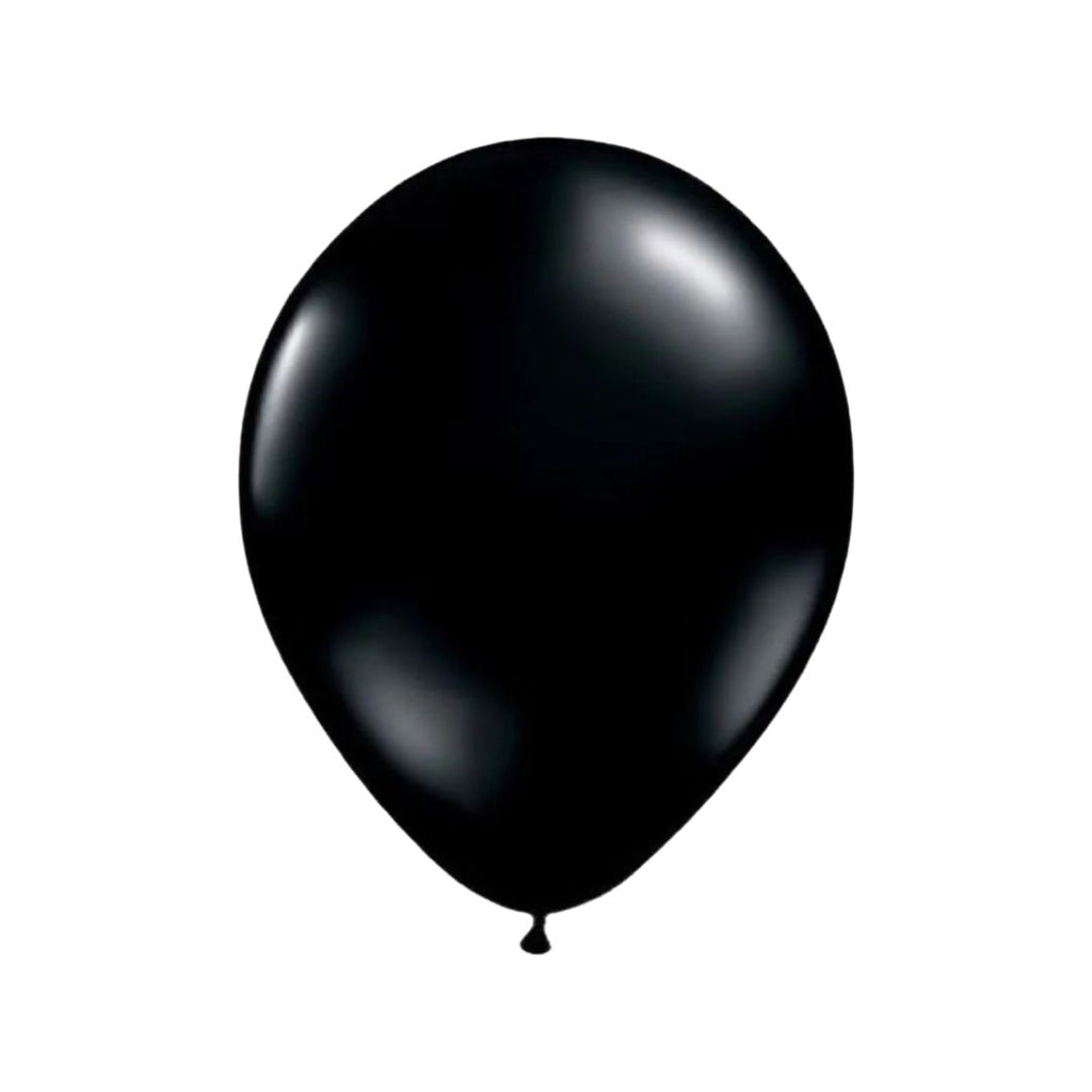 Balon Latex Negru, cod 142 - 25 cm - set 100 buc - nuria.store.ro