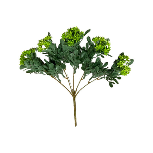 Buchet 5 Plante Artificiale Suculente, Verde Deschis, 29 cm - nuria.store.ro