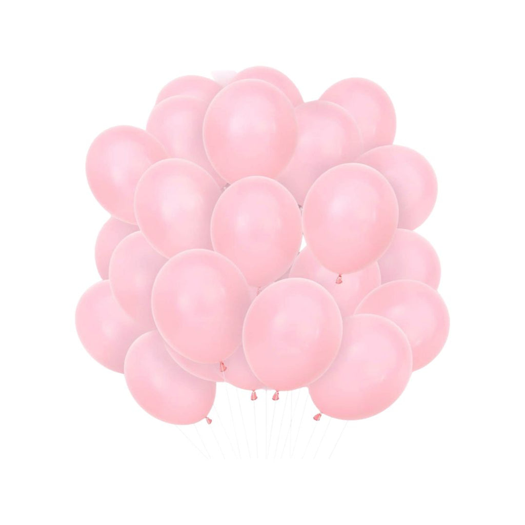Balon Latex Roz Pastel, 25 cm, cod 130 - Set 100 bucati - nuria.store.ro