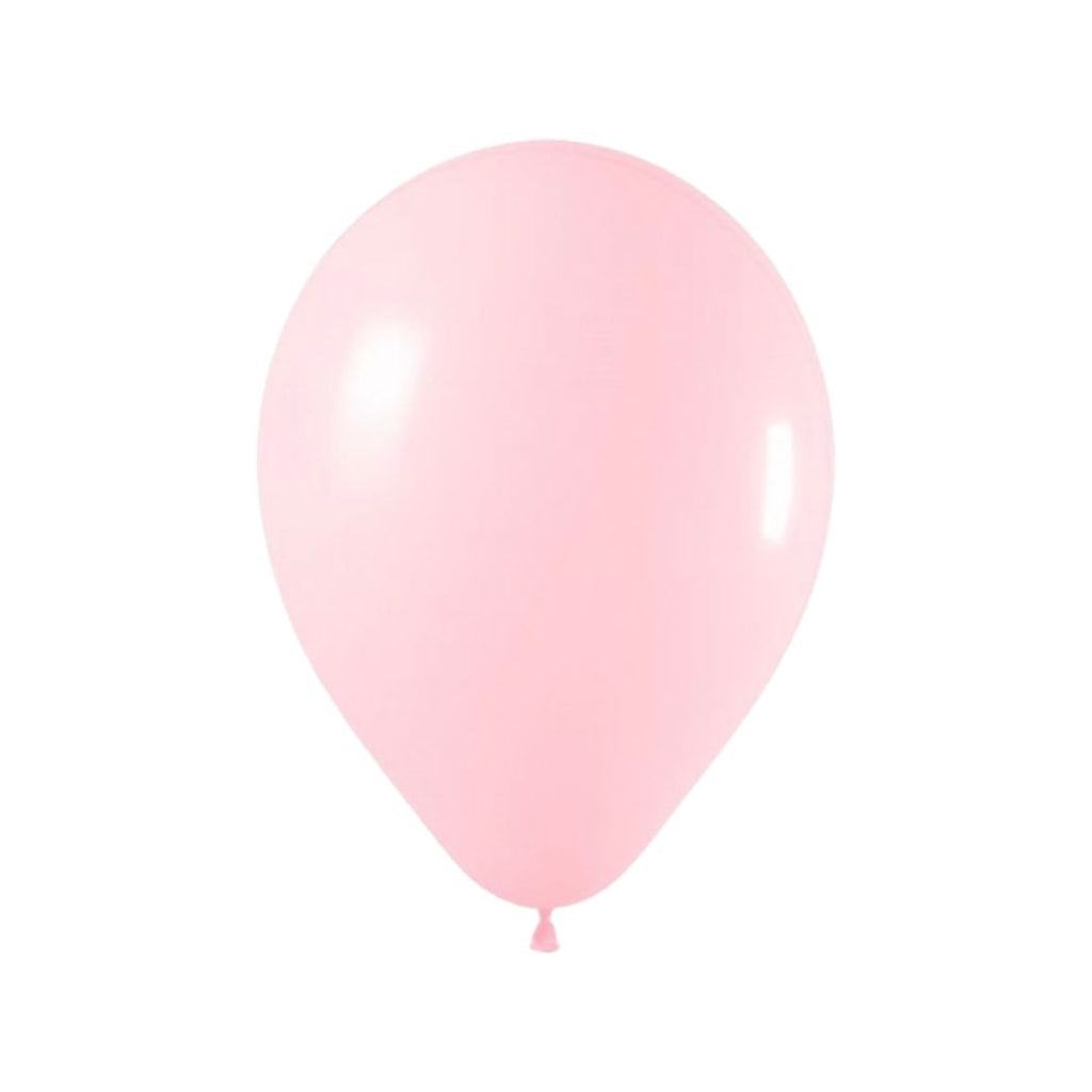 Balon Latex Roz Pastel, 25 cm, cod 130 - Set 100 bucati - nuria.store.ro