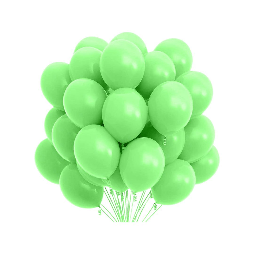 Balon Latex Verde Lime, cod 138, 25 cm - Set 100 bucati - nuria.store.ro