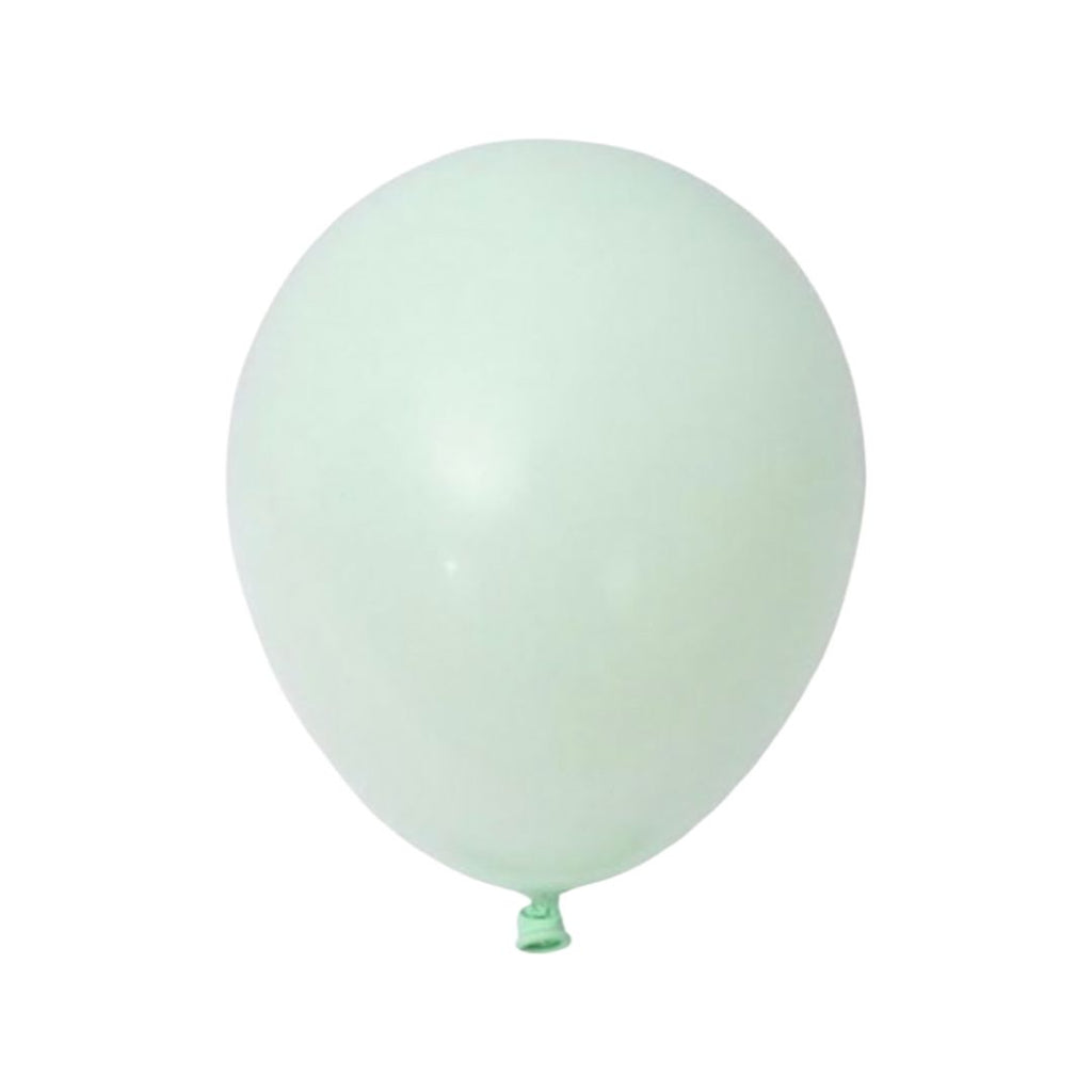 Balon Latex Verde Pastel, cod 128, 25 cm - Set 100 bucati - nuria.store.ro