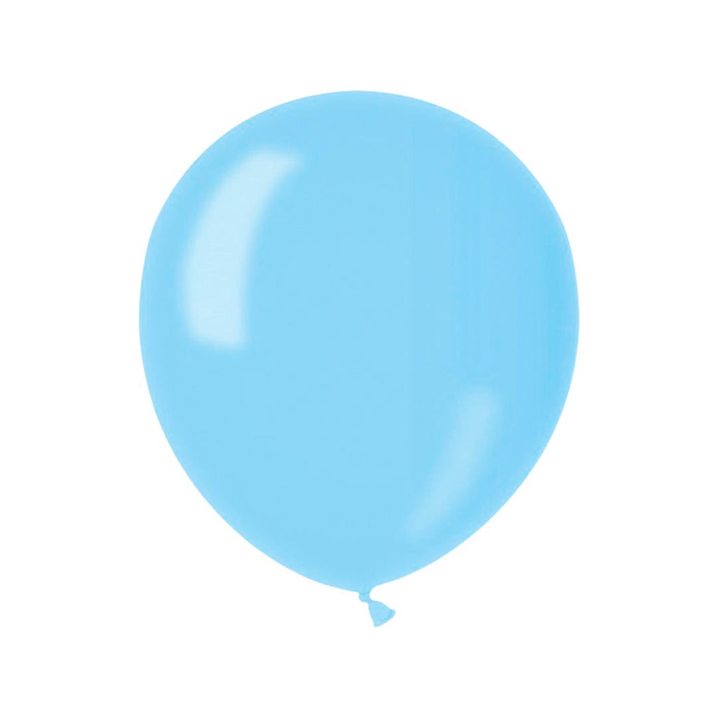 Balon Latex Albastru Deschis, cod 306, 13 cm - Set 25 bucati - nuria.store.ro