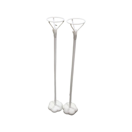 Set 2 buc Suport Alb pentru Baloane Folie