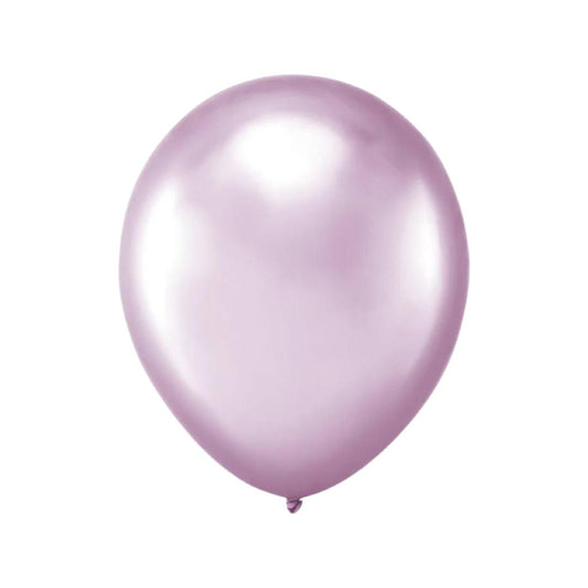 Baloane Latex Roz Deschis Wisteria Cromat, Cod 526 - 30 cm - Set 50 Buc.