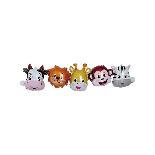 Baloane Folie Animale din Jungla, 107 x 31 cm - Set 5 bucati - nuria.store.ro
