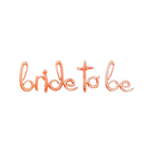 Set Litere de Mână "Bride to Be", Rose Gold