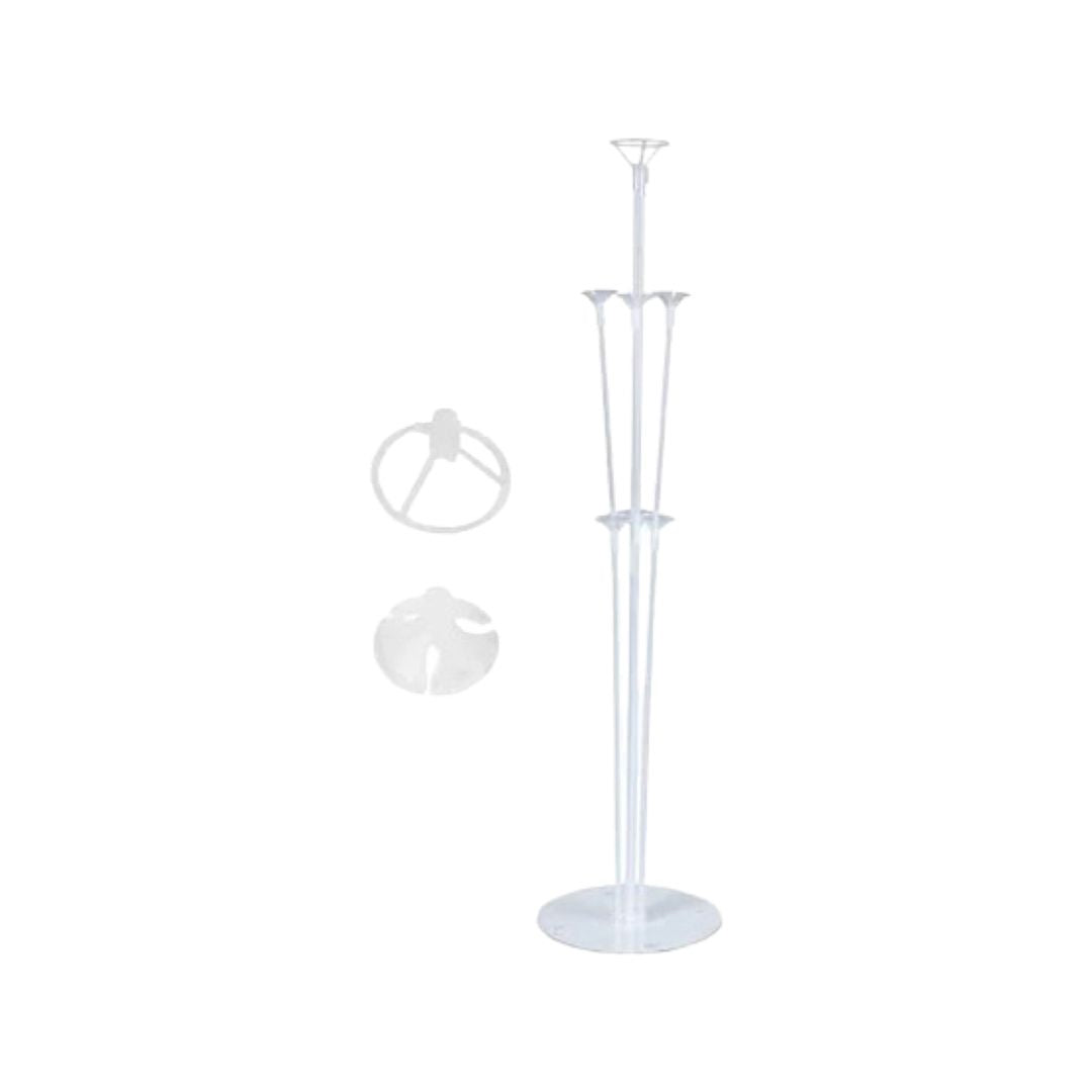 Suport pentru Baloane, din Plastic Transparent cu 7 Bețe - nuria.store.ro