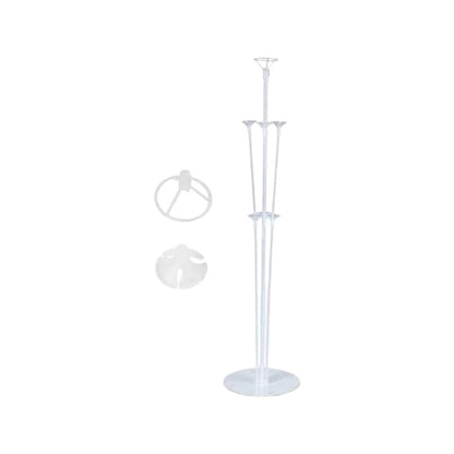 Suport pentru Baloane, din Plastic Transparent cu 7 Bețe - nuria.store.ro