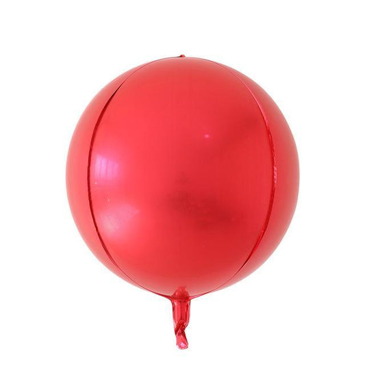 Balon Folie Sfera, Rosu - 60 cm - nuria.store.ro