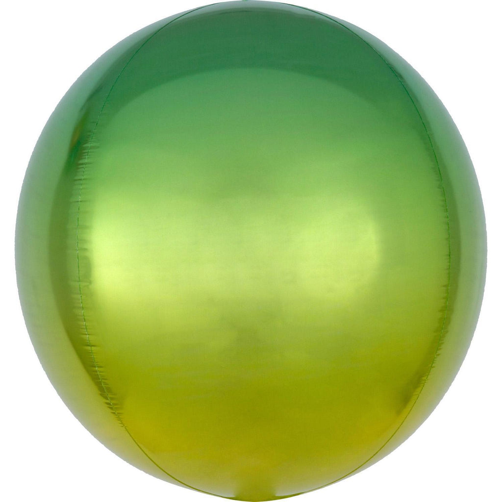 Balon Folie Sfera, Verde Degrade - 60 cm - nuria.store.ro