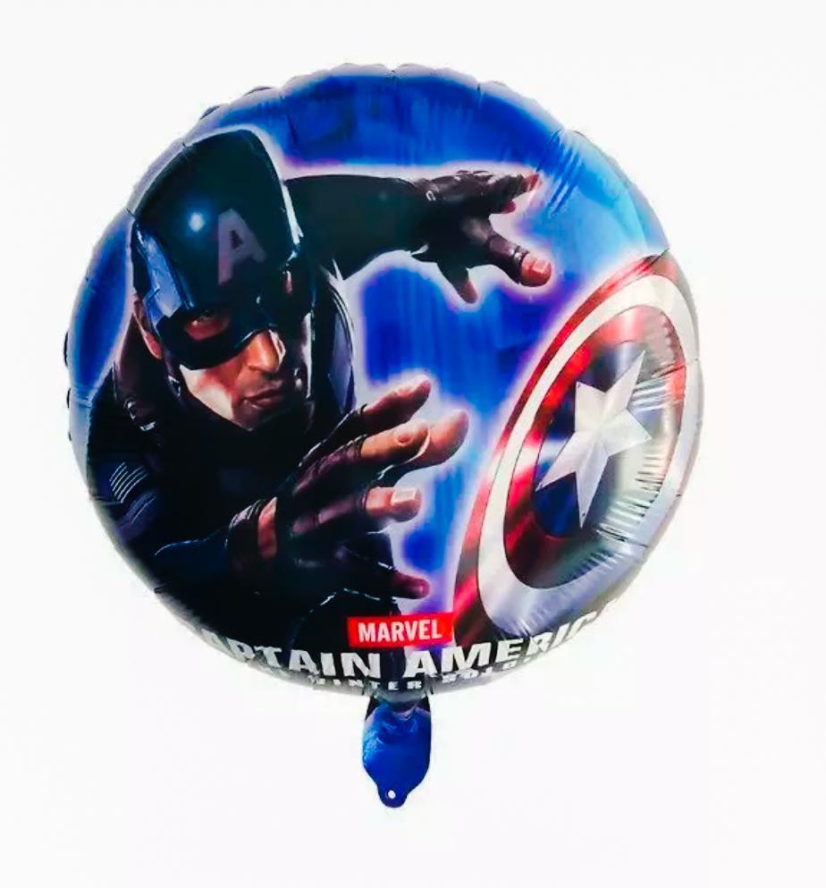 Balon Folie Rotund, Captain America - nuria.store.ro