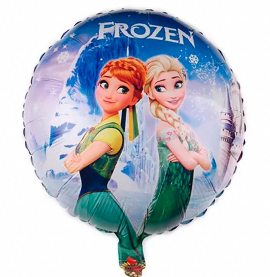 Balon Folie Rotund, Elsa & Ana din Frozen - nuria.store.ro