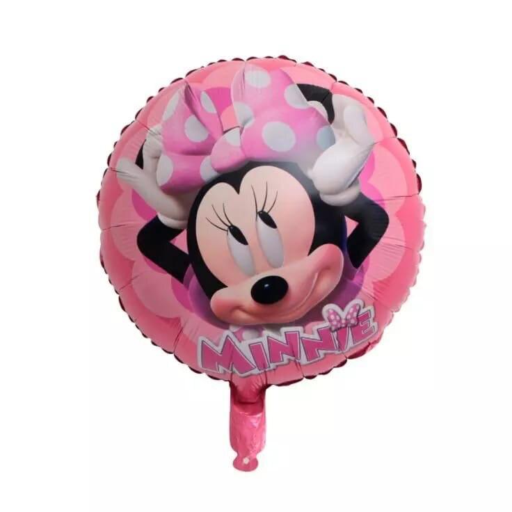Balon Folie Rotund, Minnie Mouse, Roz - nuria.store.ro