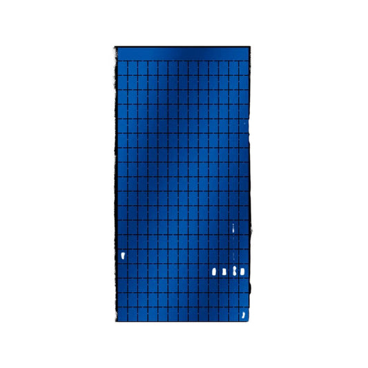 Perdea din Folie cu Patratele, Albastru, Lungime 2m, Latime 1m - nuria.store.ro