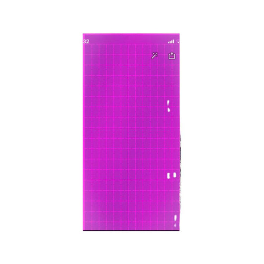 Perdea din Folie cu Patratele, Ciclam, Lungime 2m, Latime 1m - nuria.store.ro